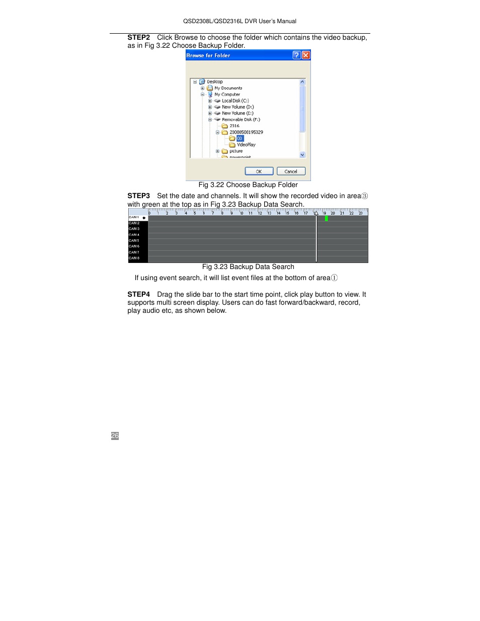 Q-See QSD2316L User Manual | Page 30 / 80