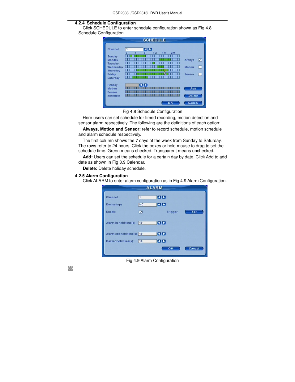 Q-See QSD2316L User Manual | Page 40 / 80