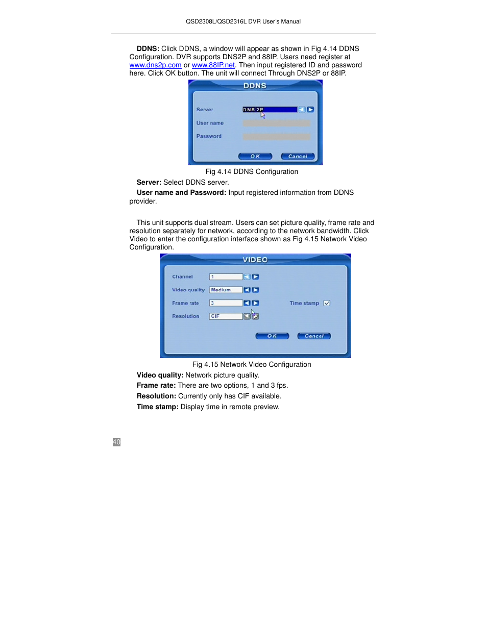 Q-See QSD2316L User Manual | Page 44 / 80