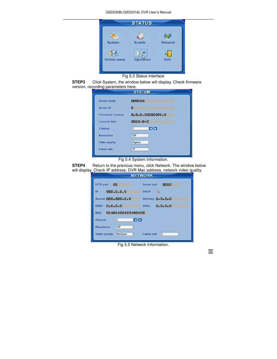Q-See QSD2316L User Manual | Page 49 / 80