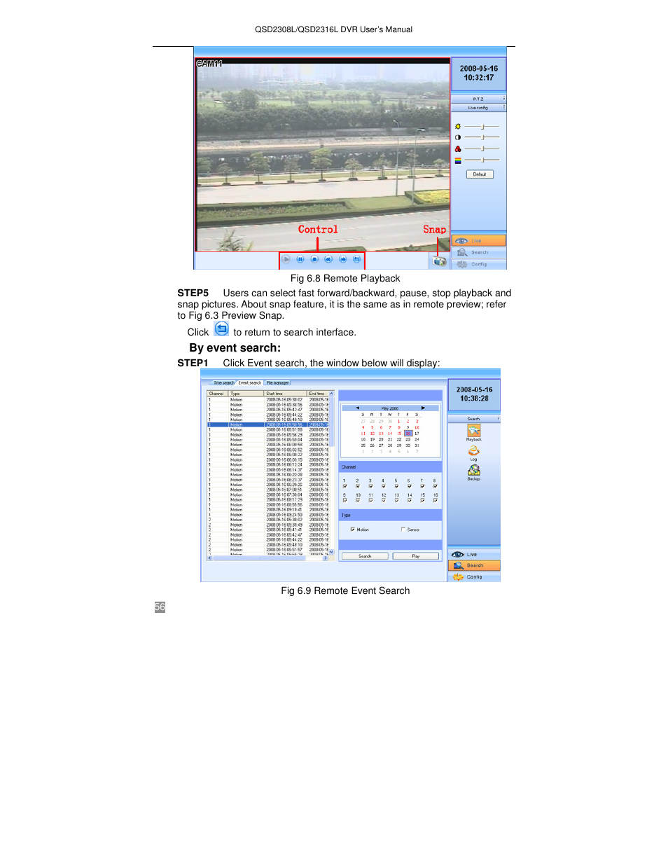 Q-See QSD2316L User Manual | Page 60 / 80