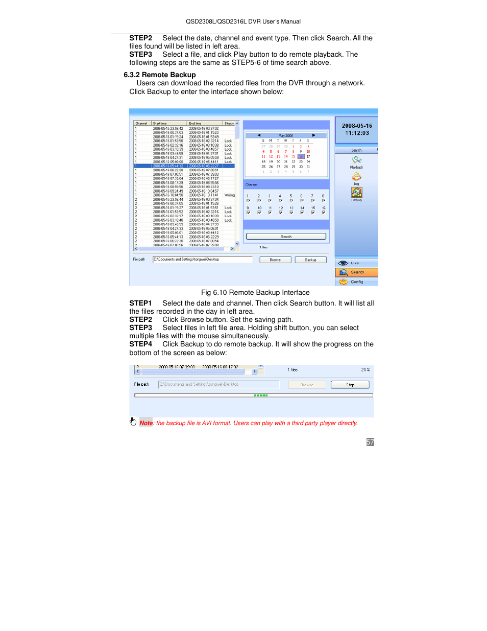 Q-See QSD2316L User Manual | Page 61 / 80