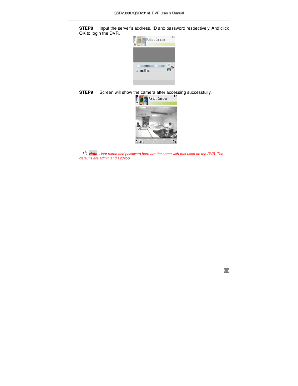 Q-See QSD2316L User Manual | Page 69 / 80