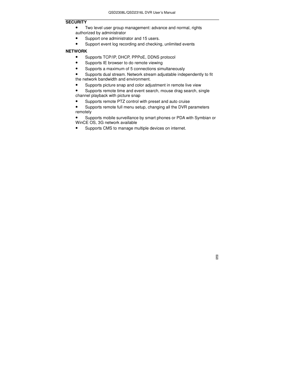 Q-See QSD2316L User Manual | Page 7 / 80