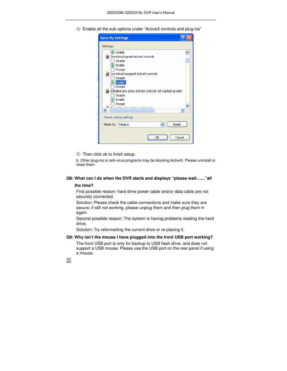 Q-See QSD2316L User Manual | Page 72 / 80