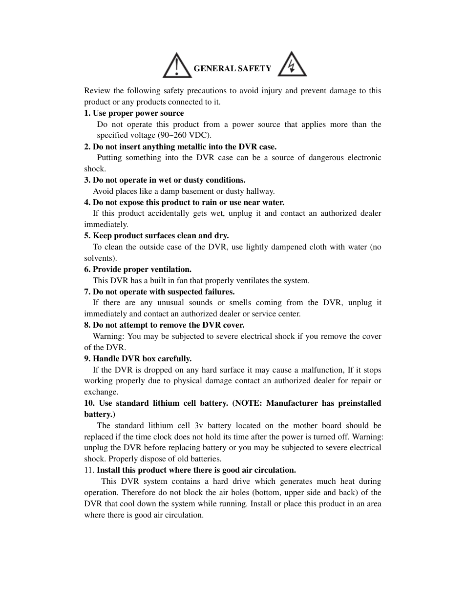 Q-See QSD6204 User Manual | Page 3 / 48