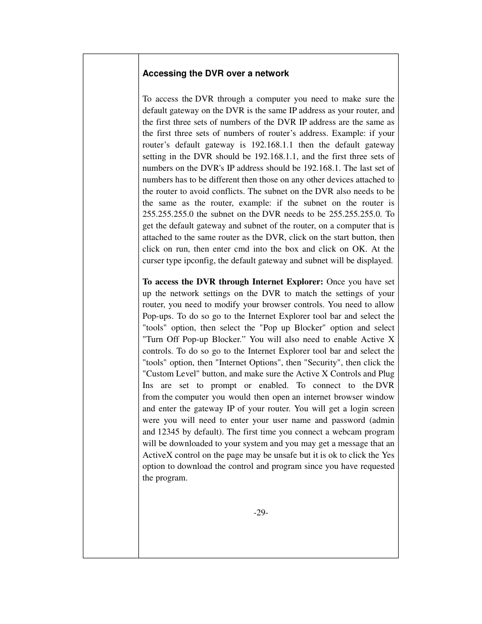Q-See QSD6204 User Manual | Page 32 / 48