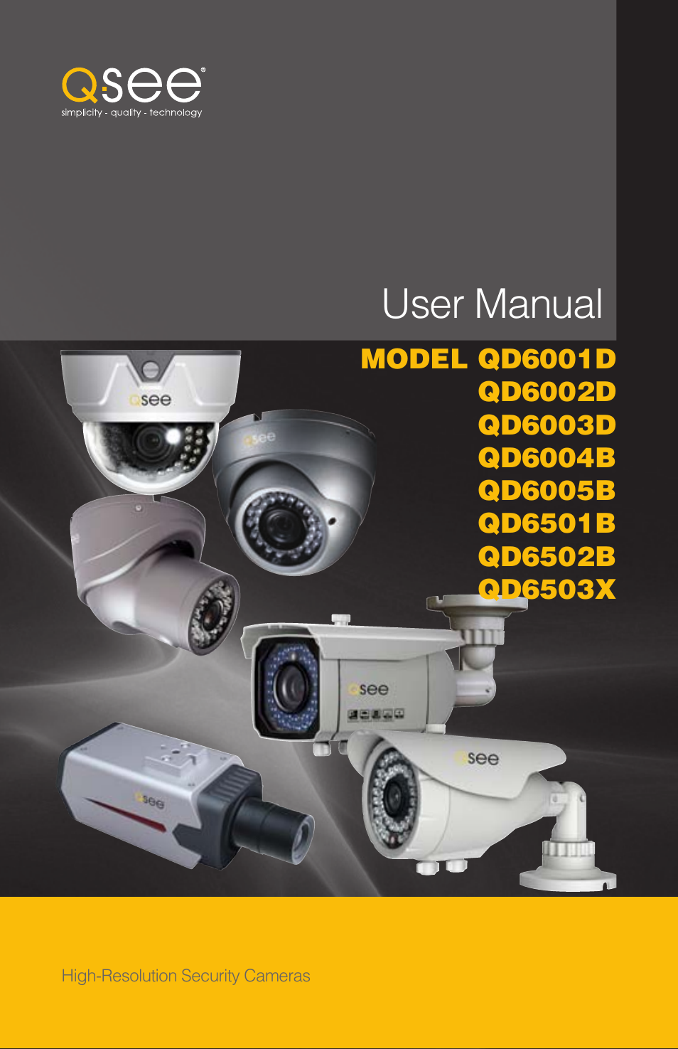 Q-See QD6503X User Manual | 11 pages