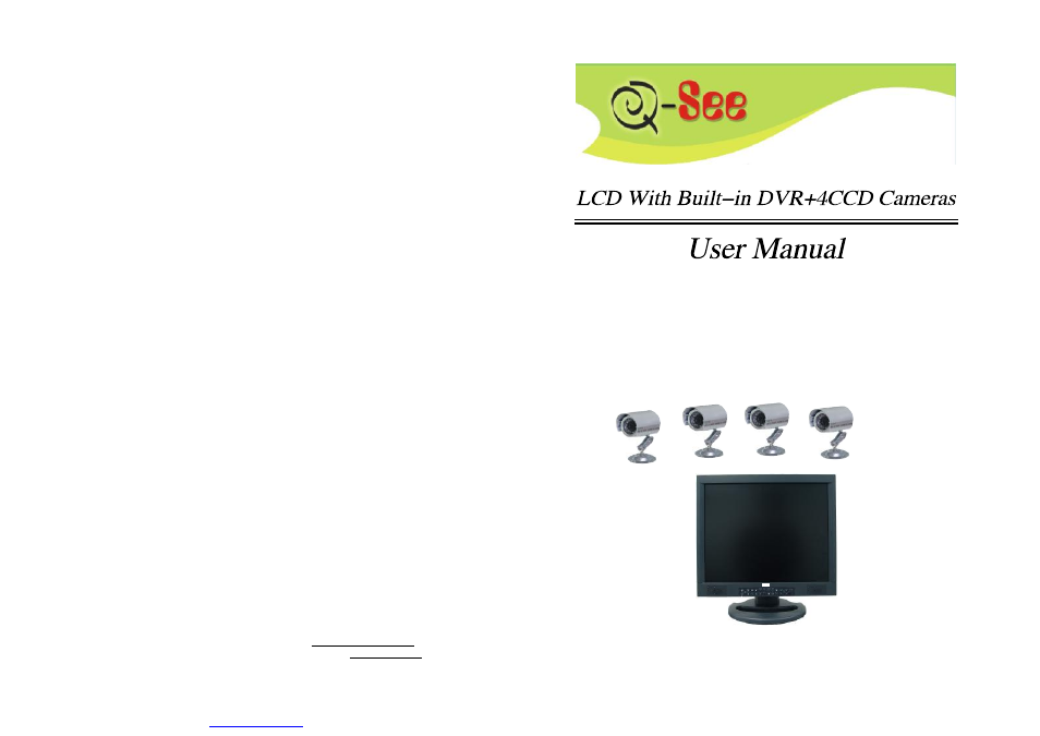 Q-See QT17DVR4C User Manual | 13 pages