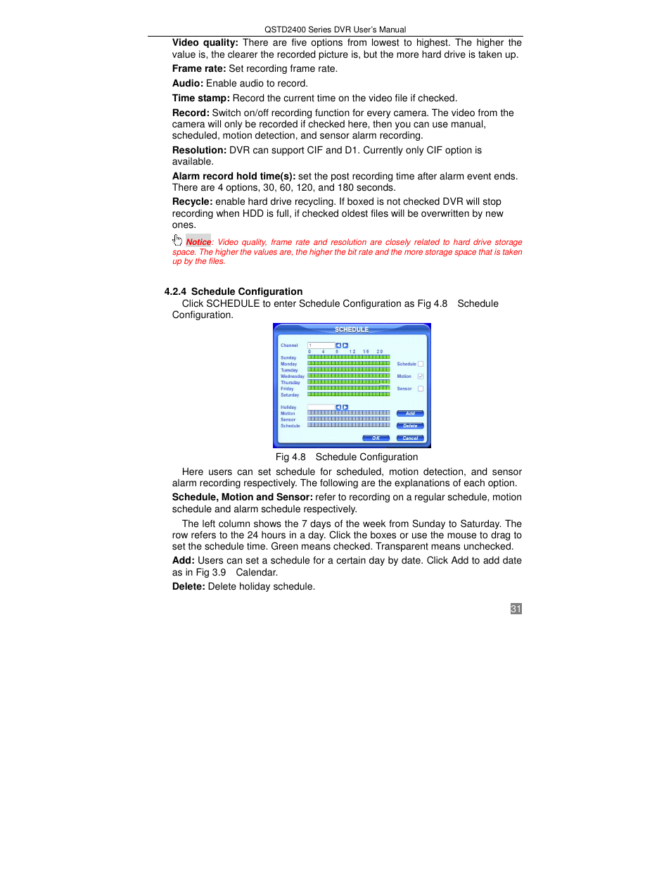Q-See QSTD2408 User Manual | Page 35 / 75
