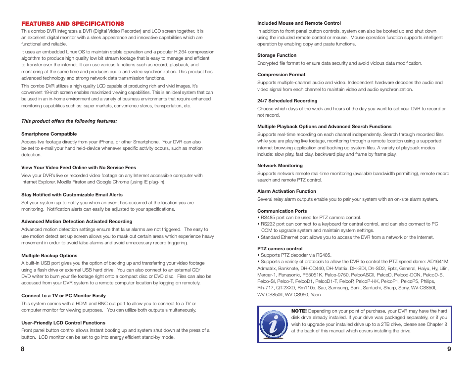 Q-See MODEL QC40196 User Manual | Page 5 / 36