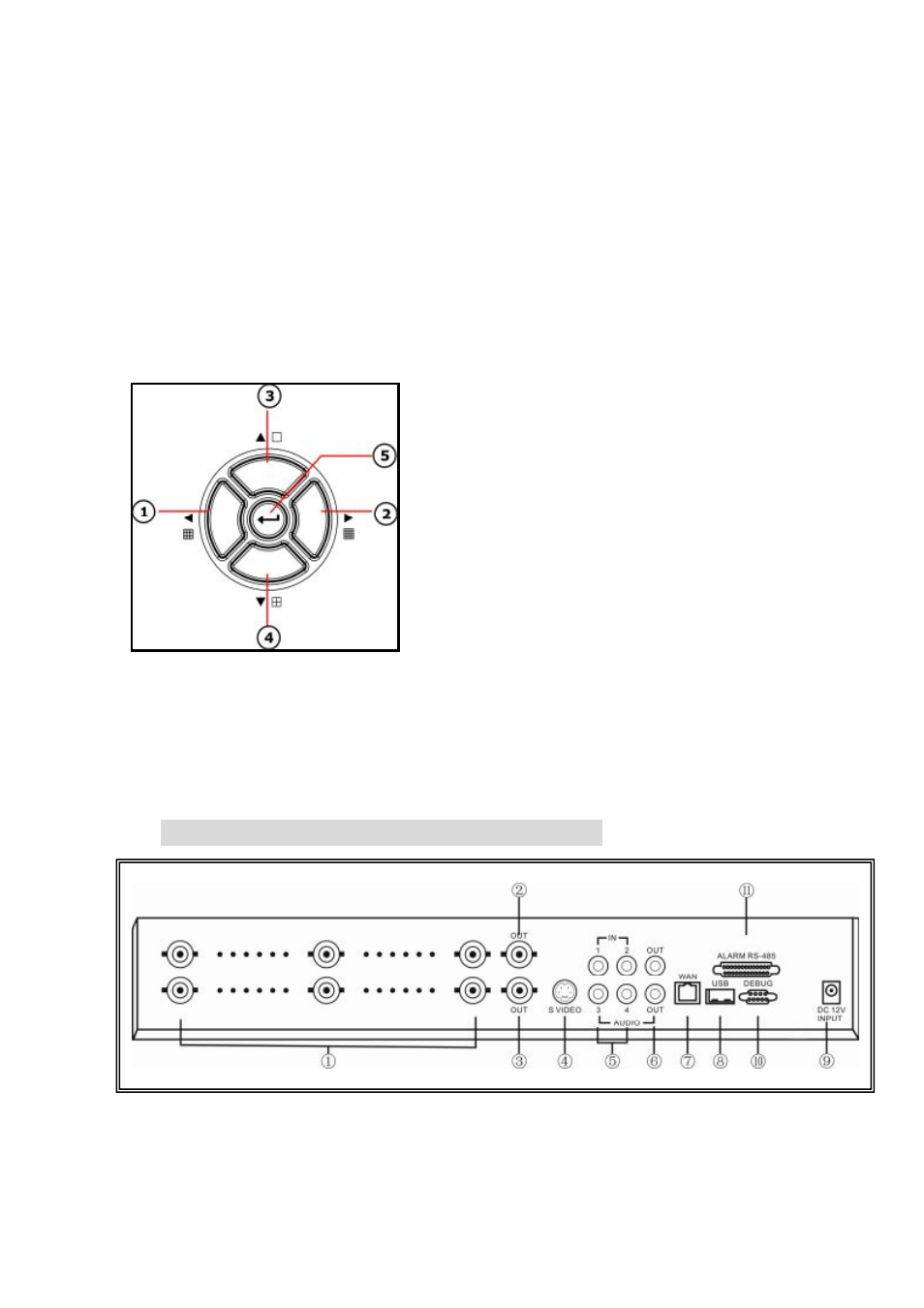 Rear panel and system connection | Q-See QSD2216 User Manual | Page 8 / 52