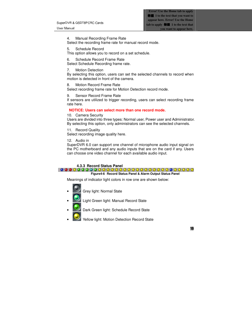 Q-See QSDT8PCRC User Manual | Page 19 / 104