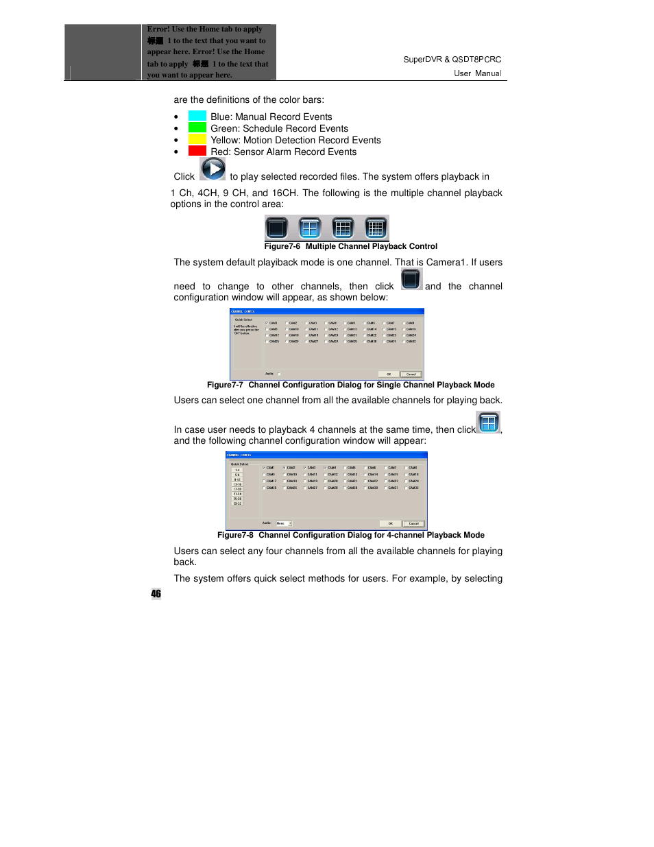 Q-See QSDT8PCRC User Manual | Page 46 / 104