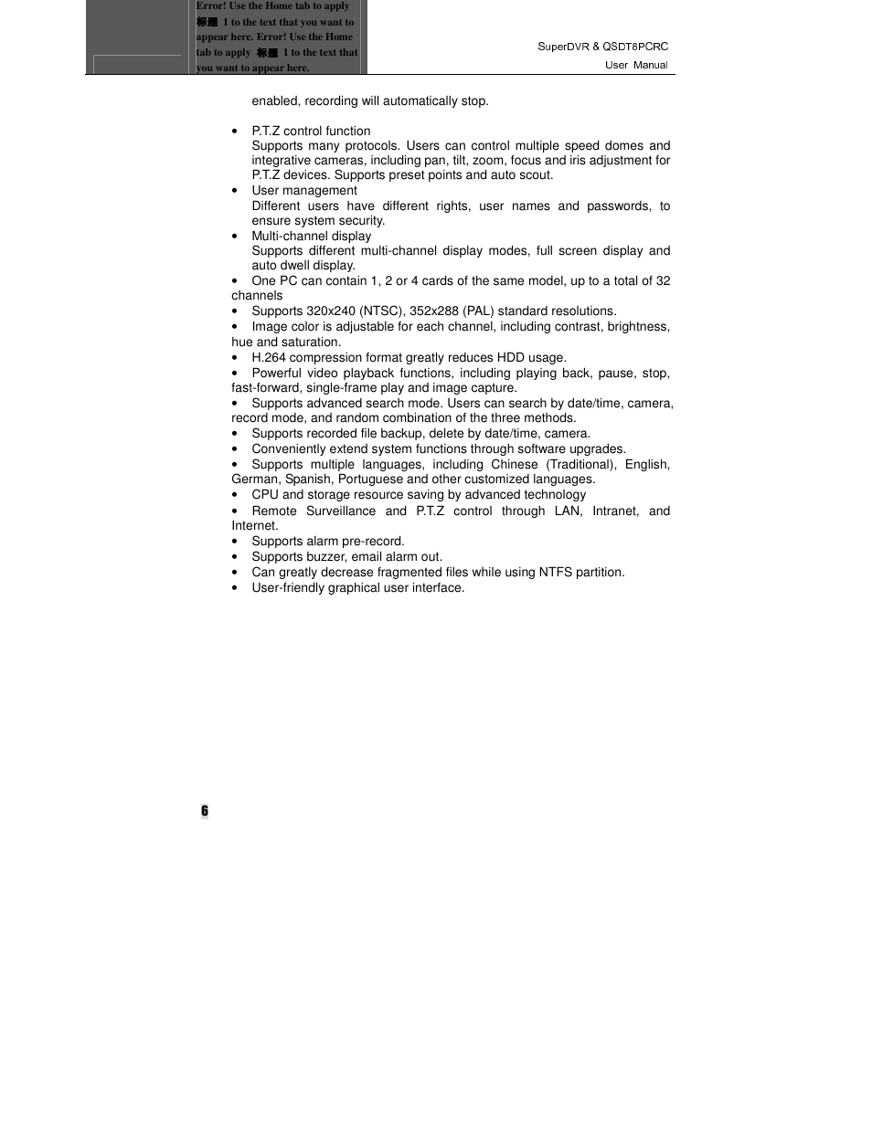 Q-See QSDT8PCRC User Manual | Page 6 / 104
