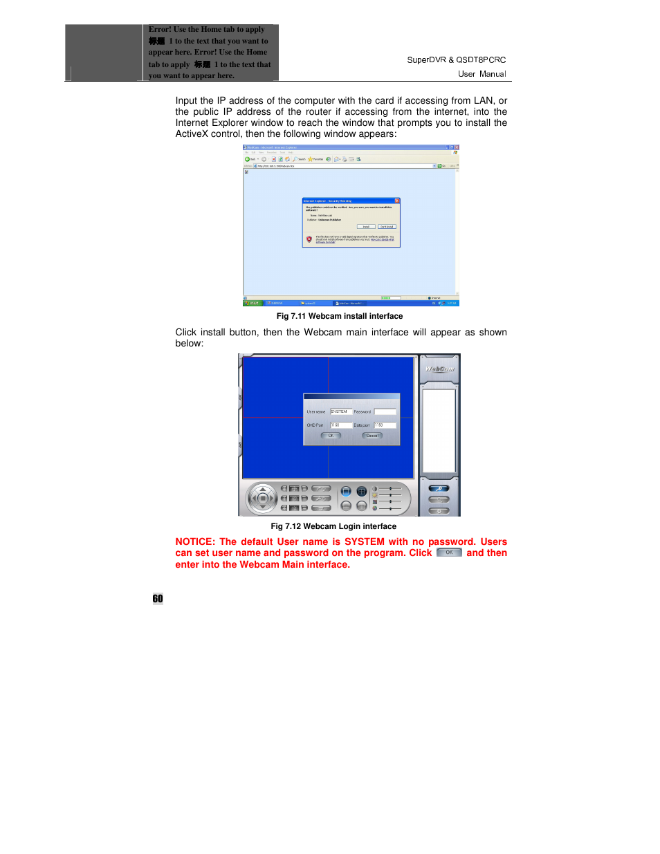 Q-See QSDT8PCRC User Manual | Page 60 / 104