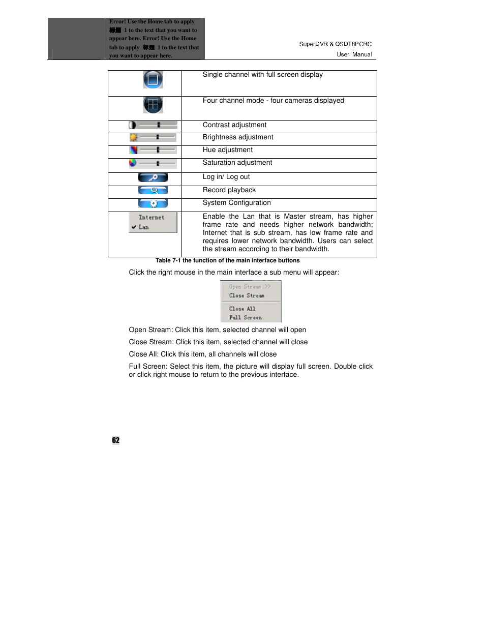 Q-See QSDT8PCRC User Manual | Page 62 / 104