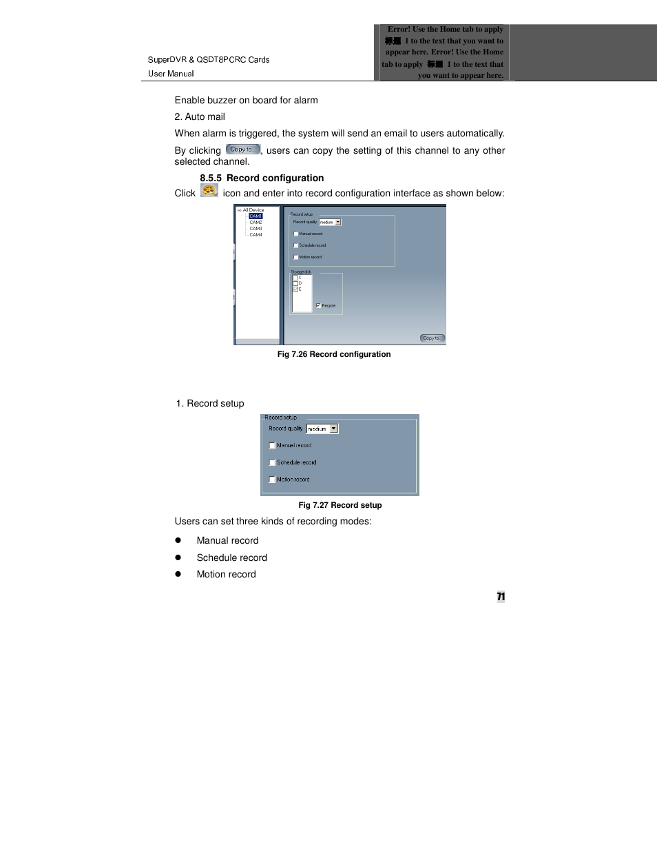 Q-See QSDT8PCRC User Manual | Page 71 / 104
