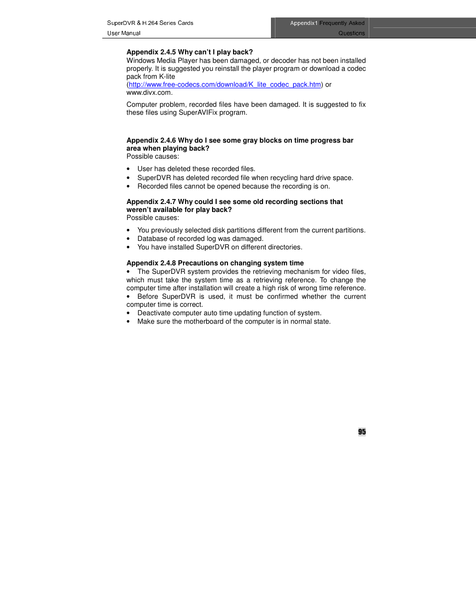 Q-See QSDT8PCRC User Manual | Page 95 / 104