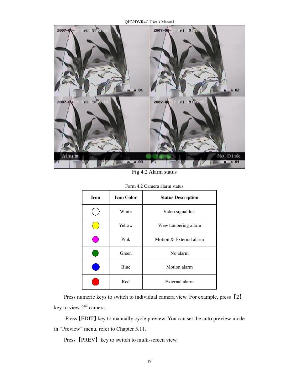 Q-See QSC26404 QH32DVR4C User Manual | Page 19 / 90