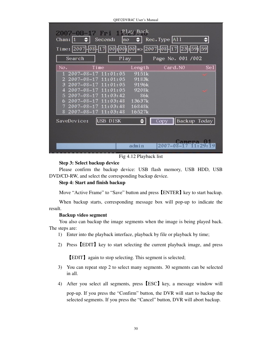 Q-See QSC26404 QH32DVR4C User Manual | Page 30 / 90