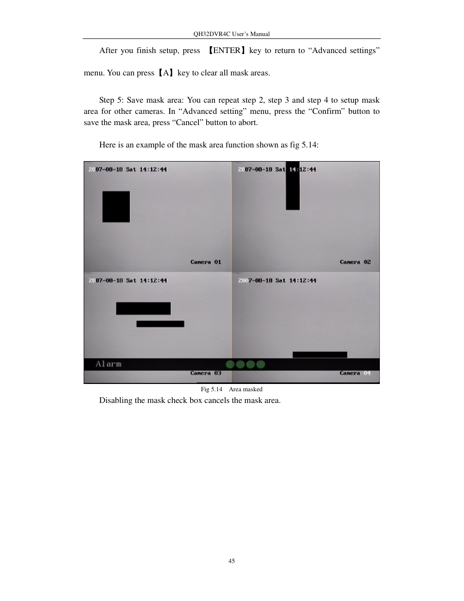 Q-See QSC26404 QH32DVR4C User Manual | Page 45 / 90