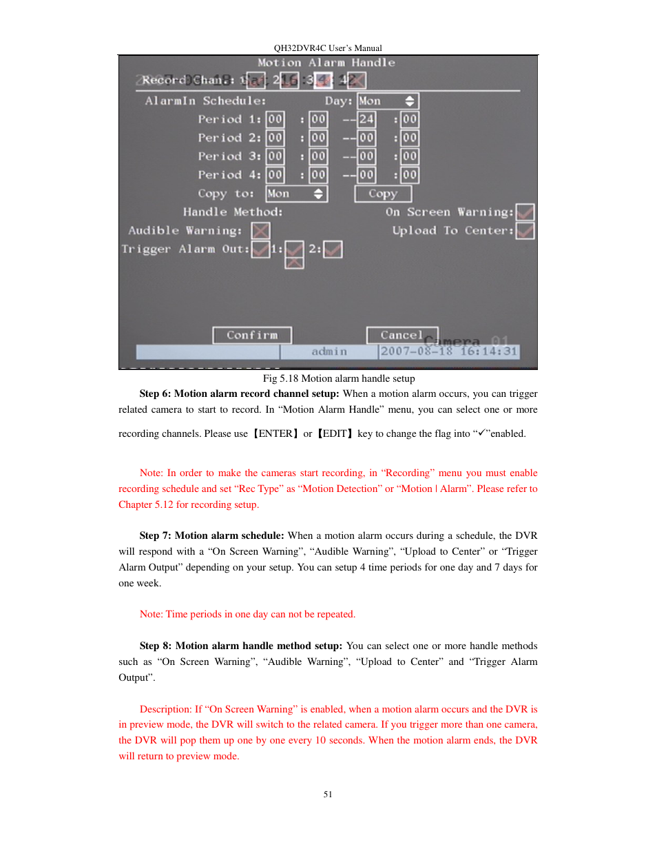 Q-See QSC26404 QH32DVR4C User Manual | Page 51 / 90