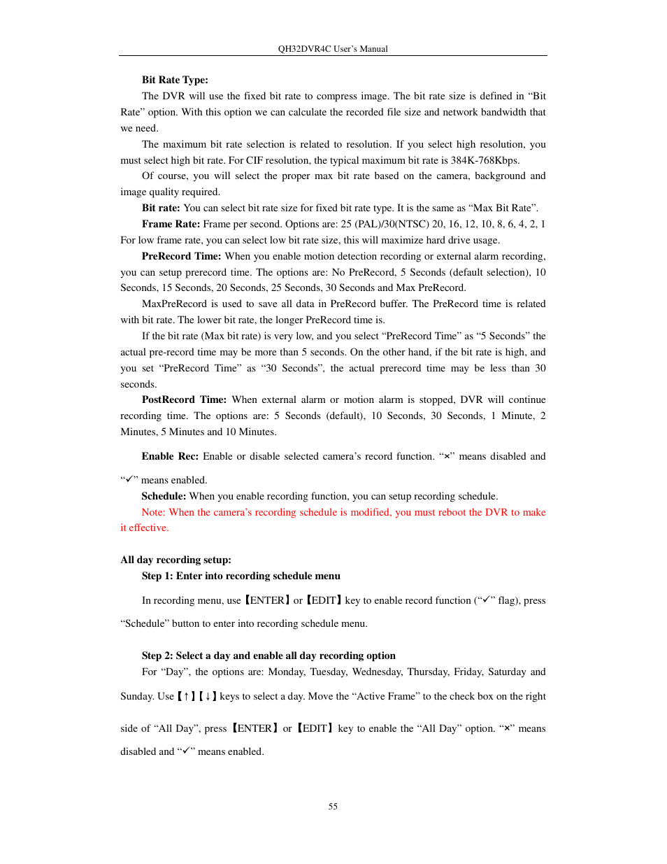 Q-See QSC26404 QH32DVR4C User Manual | Page 55 / 90