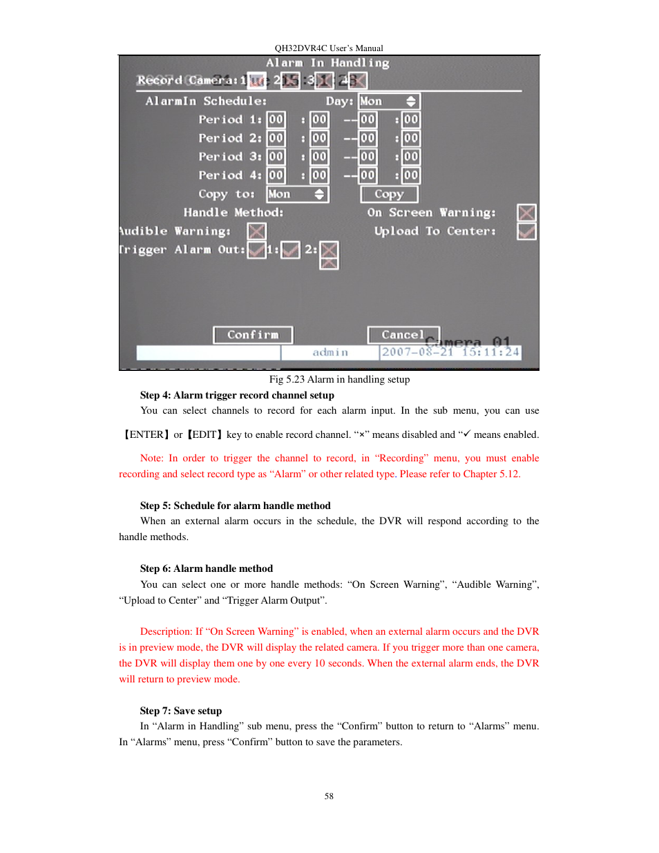 Q-See QSC26404 QH32DVR4C User Manual | Page 58 / 90