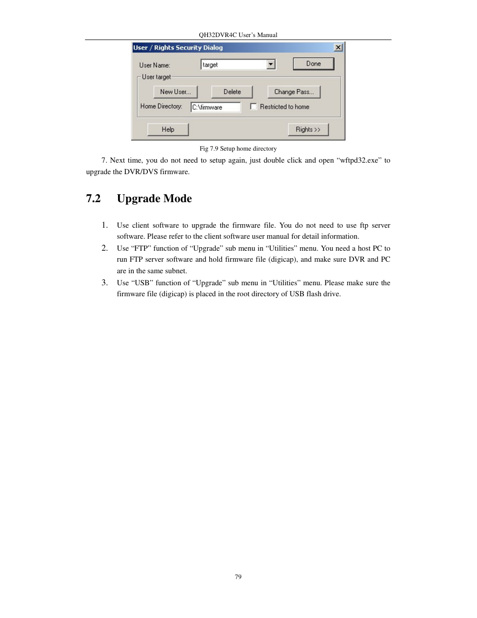 2 upgrade mode | Q-See QSC26404 QH32DVR4C User Manual | Page 79 / 90