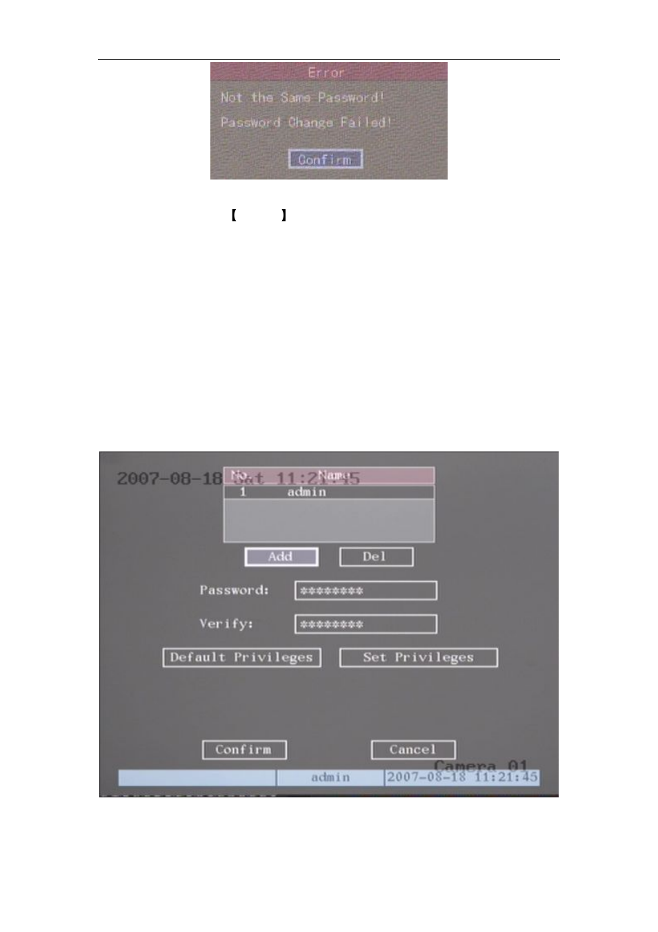 2add and delete user, Add and delete user, 2 add and delete user | Q-See QSD42908 User Manual | Page 35 / 100