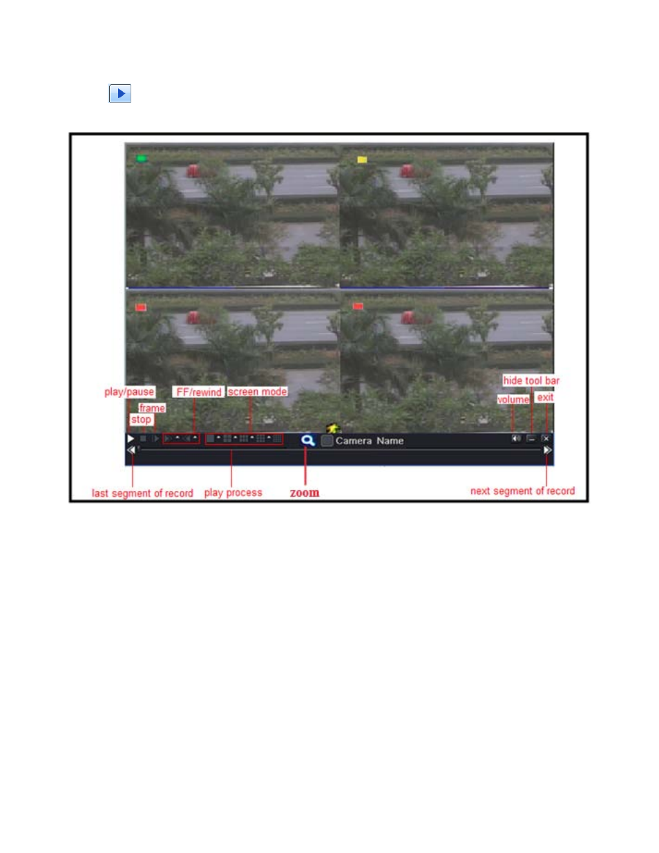 1 live playback | Q-See QT528 User Manual | Page 15 / 98