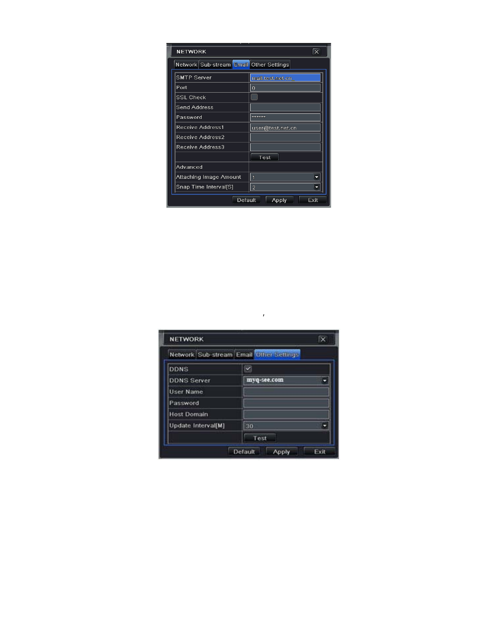 4other settings | Q-See QT528 User Manual | Page 36 / 98