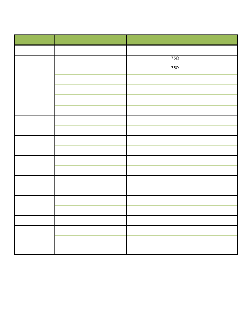 Product specifications | Q-See QT528 User Manual | Page 90 / 98