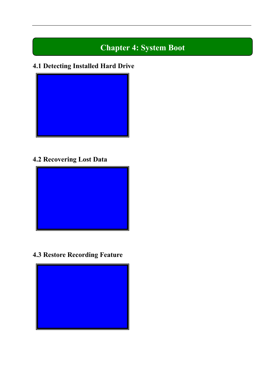 Chapter 4: system boot | Q-See QSD004C4-250 User Manual | Page 7 / 23