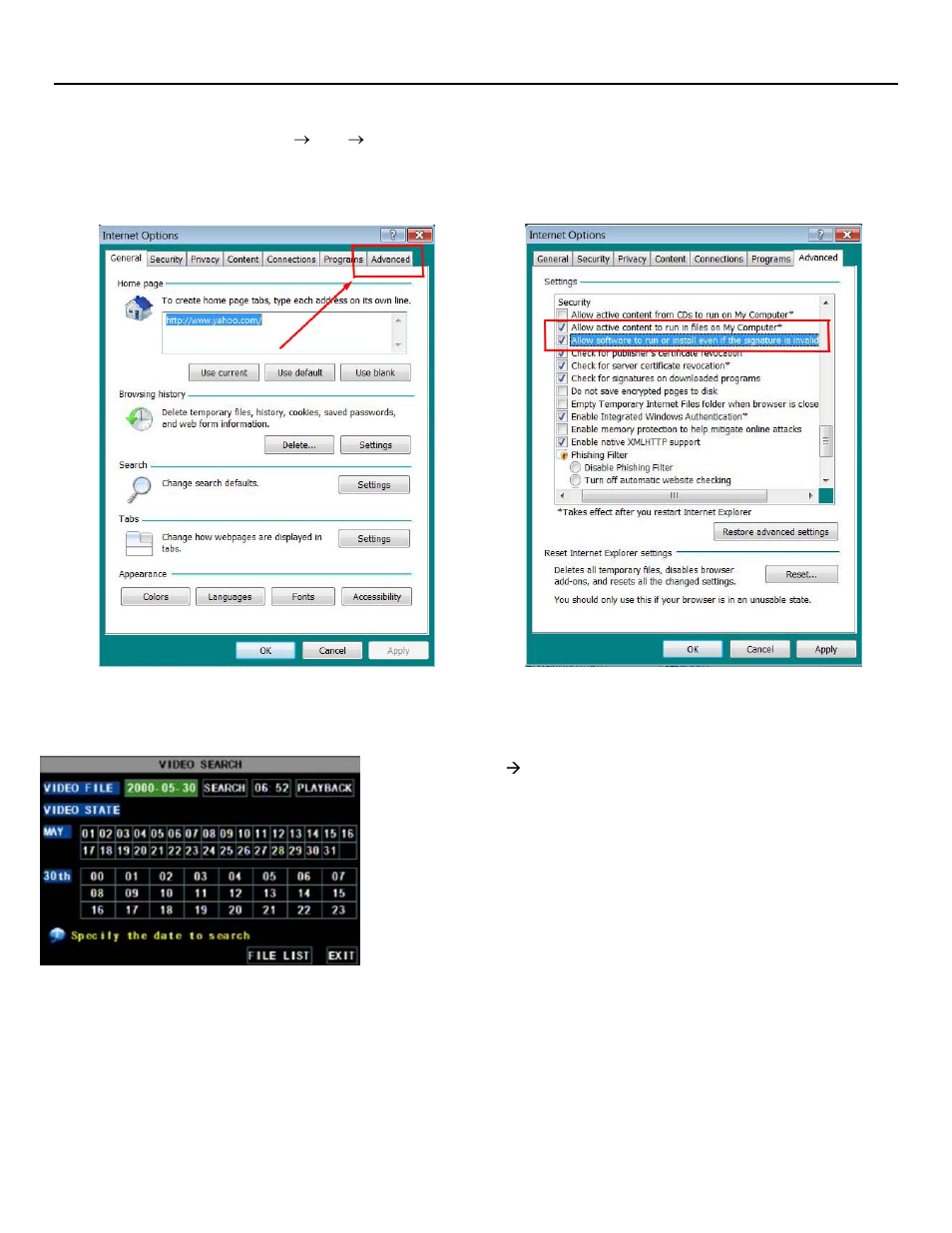 Recording search, Qr404 user manual | Q-See QR404 User Manual | Page 19 / 46