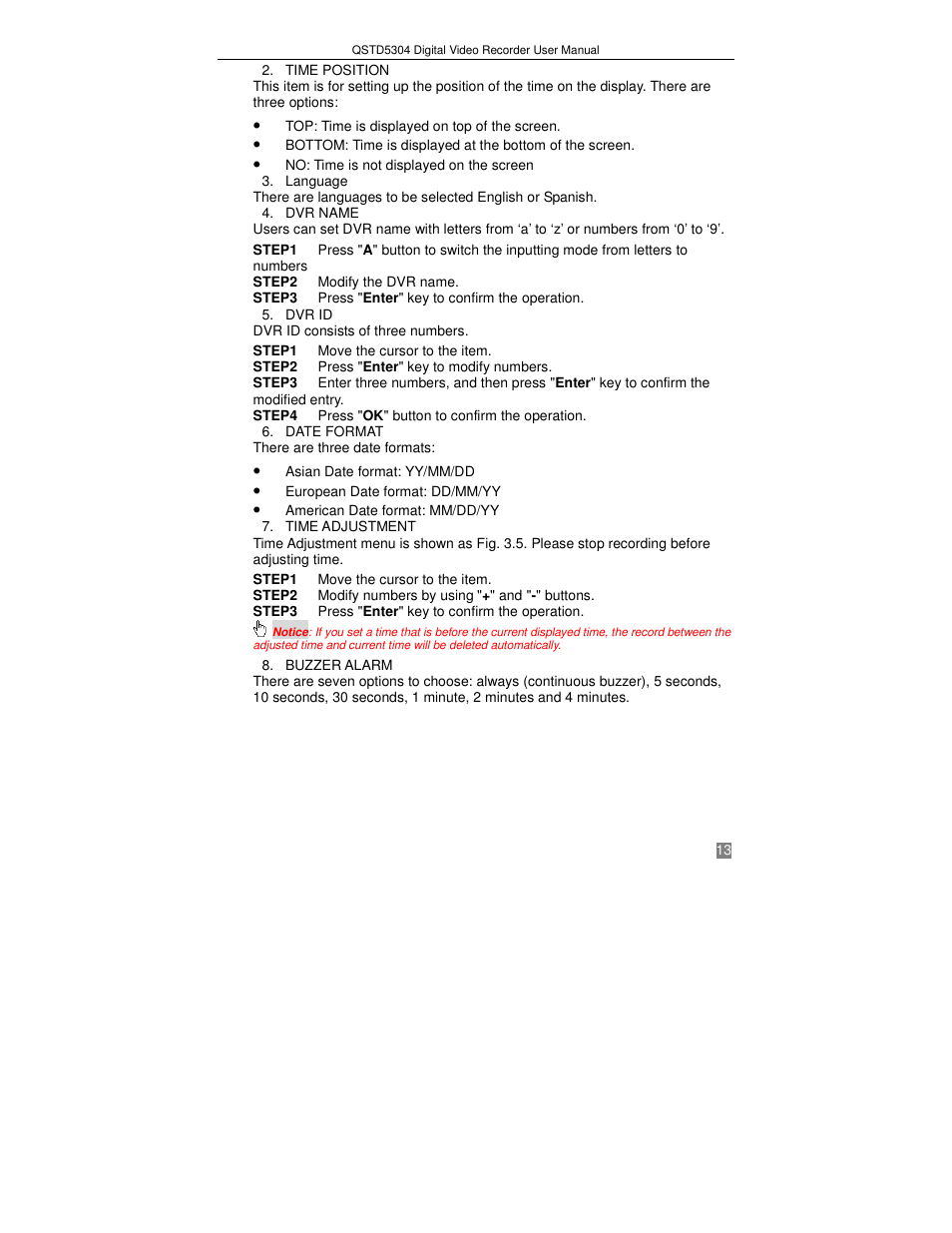 Q-See QSTD5304 User Manual | Page 13 / 61