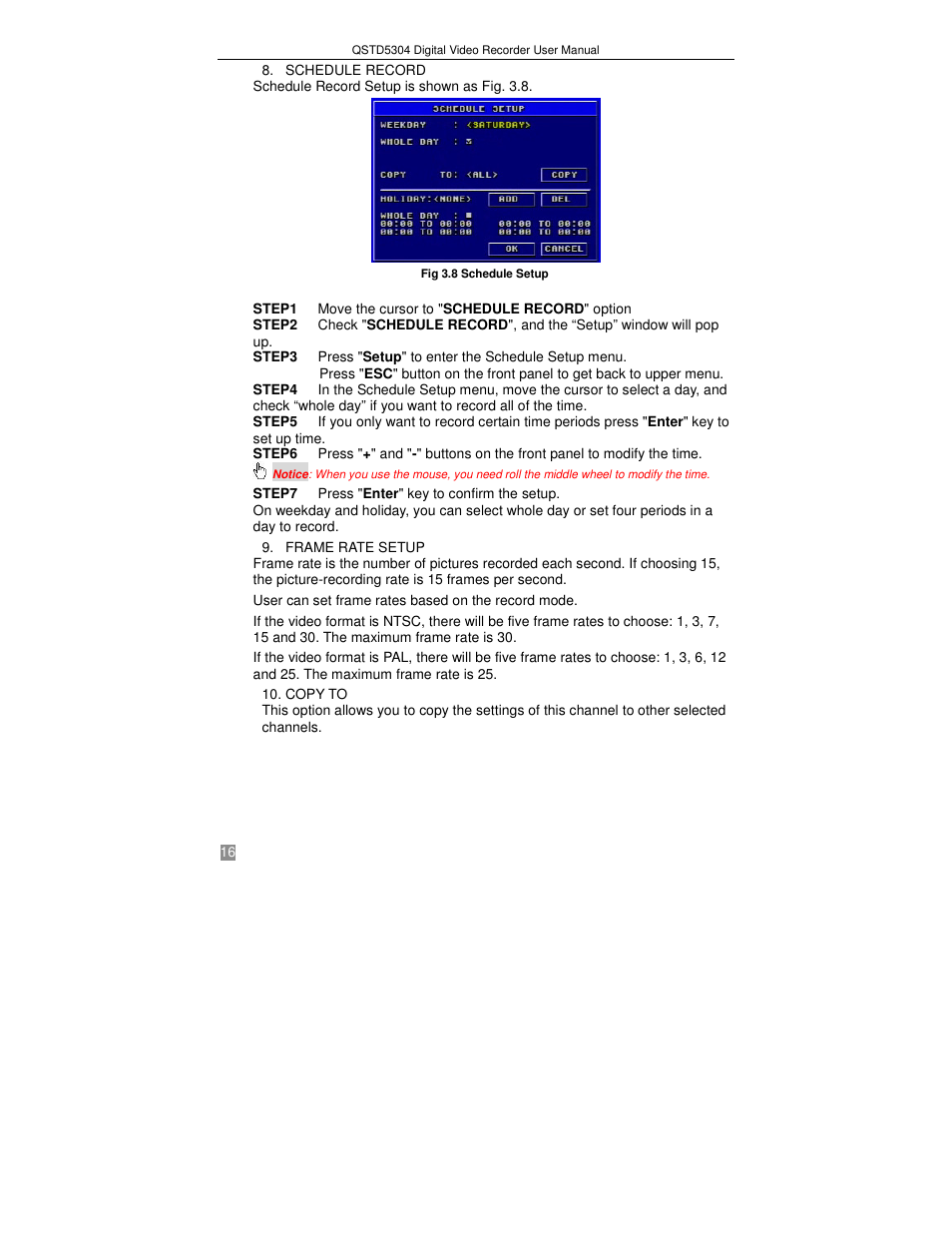 Q-See QSTD5304 User Manual | Page 16 / 61