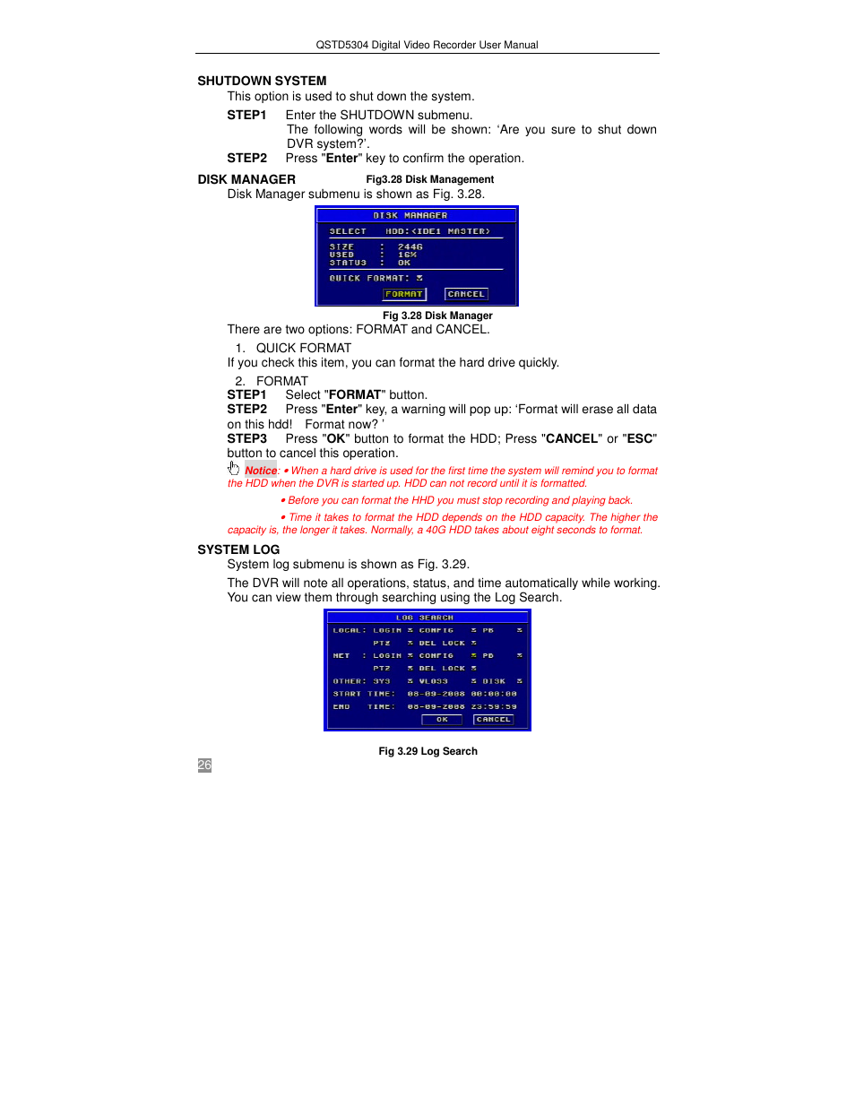 Q-See QSTD5304 User Manual | Page 26 / 61