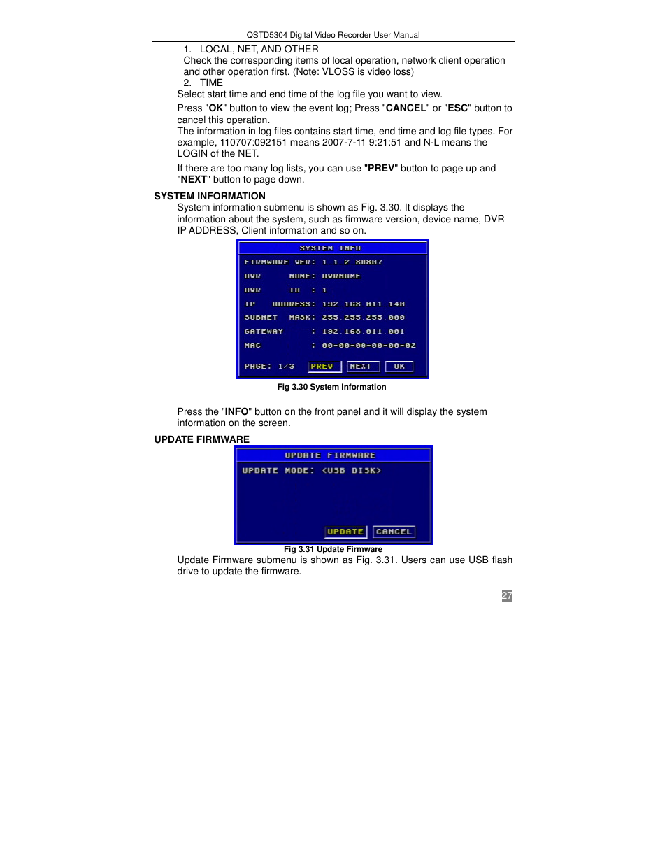 Q-See QSTD5304 User Manual | Page 27 / 61