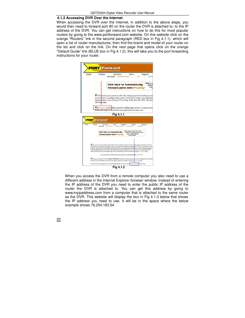 Q-See QSTD5304 User Manual | Page 36 / 61