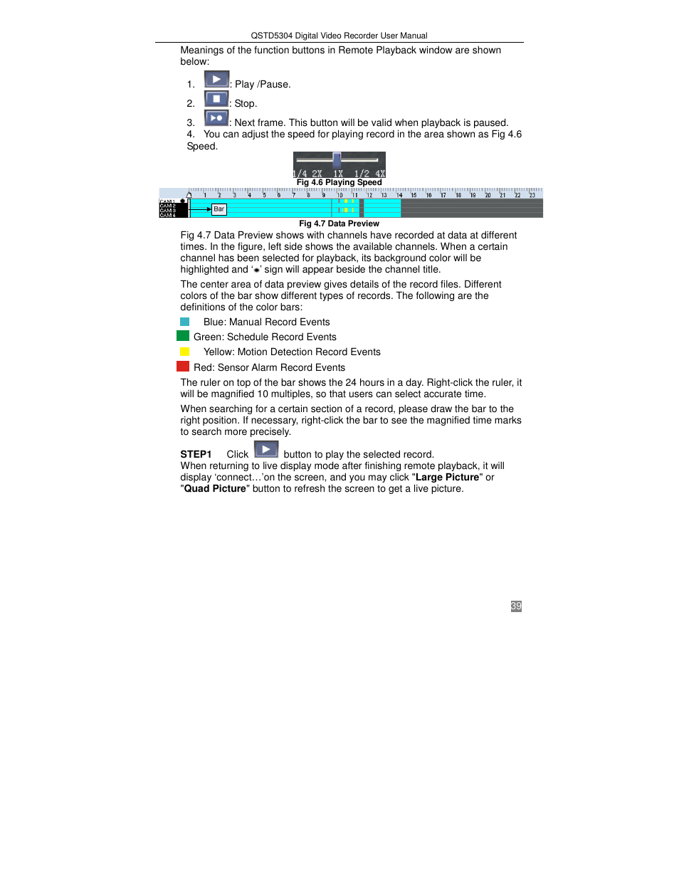 Q-See QSTD5304 User Manual | Page 39 / 61