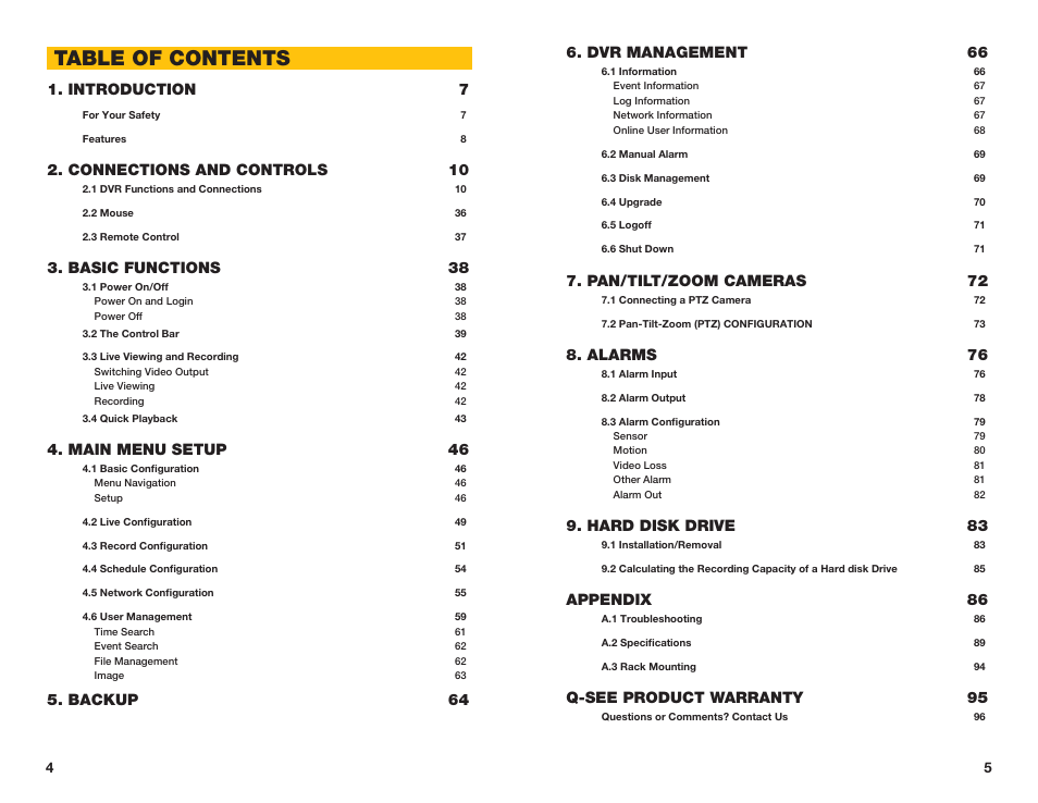 Q-See QSEE H264 User Manual | Page 3 / 49