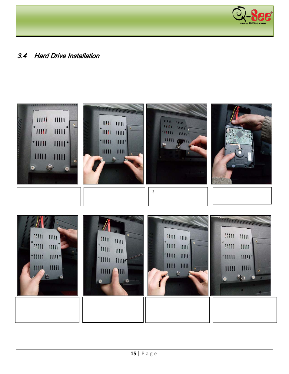 Hard drive installation, Installation & connection | Q-See QC40198 User Manual | Page 24 / 141