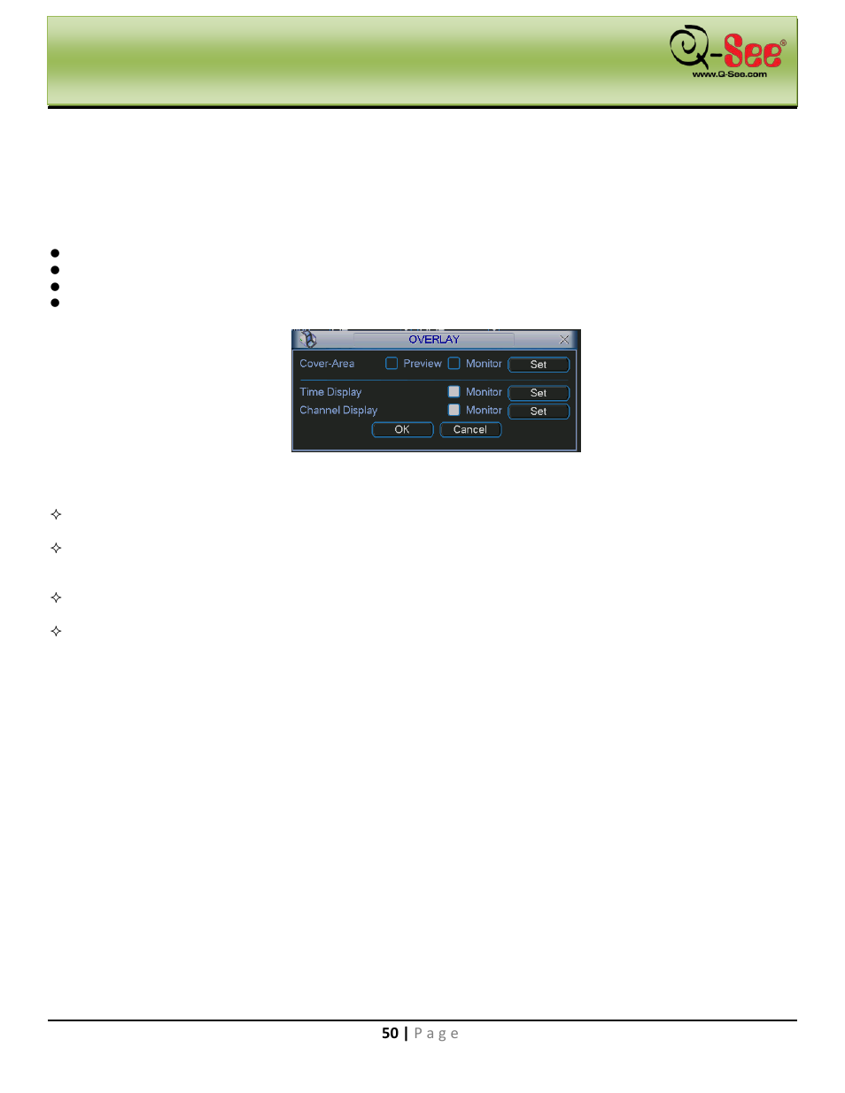 Schedule, Main menu | Q-See QC40198 User Manual | Page 59 / 141