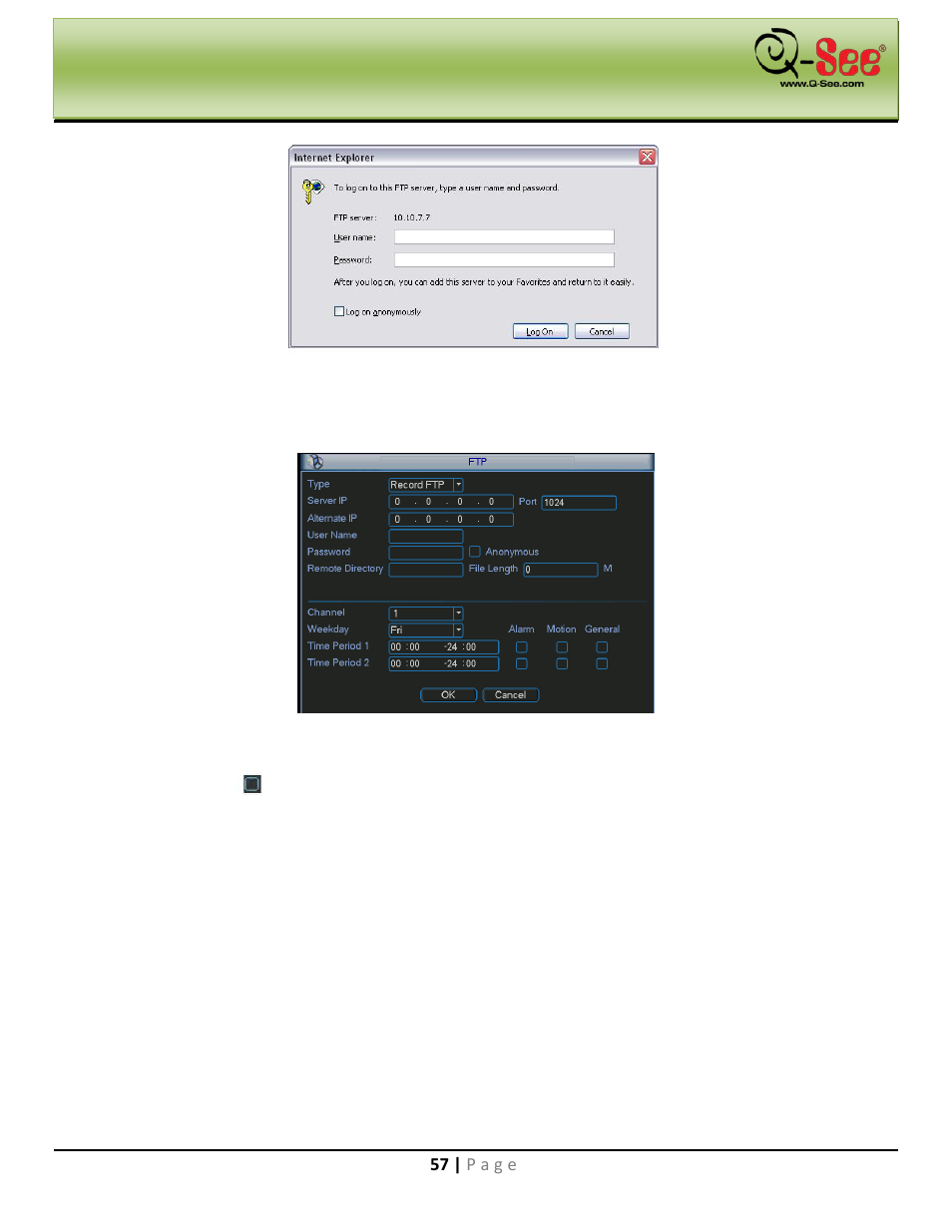 Main menu | Q-See QC40198 User Manual | Page 66 / 141
