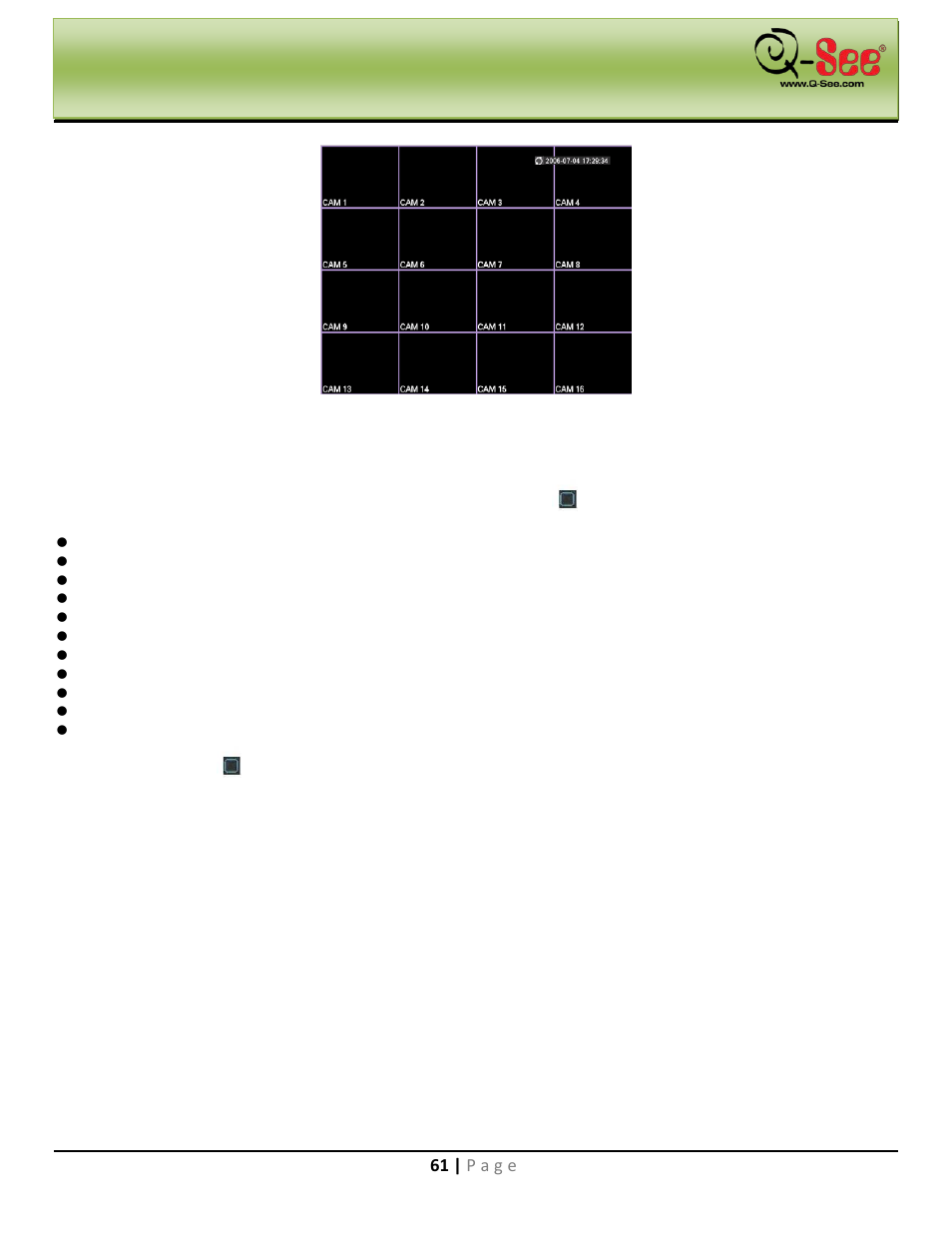 Default, Main menu | Q-See QC40198 User Manual | Page 70 / 141