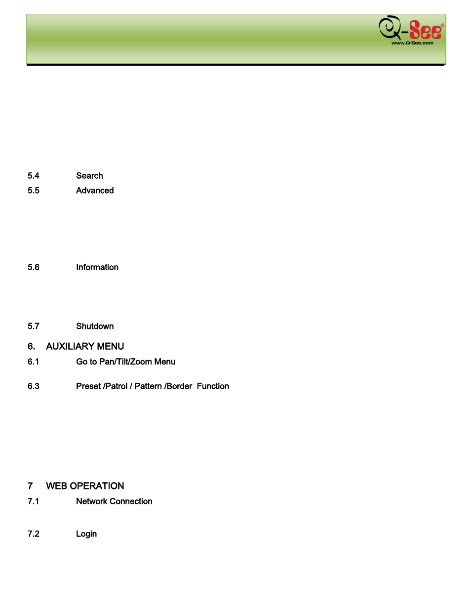 Q-See QC40198 User Manual | Page 8 / 141