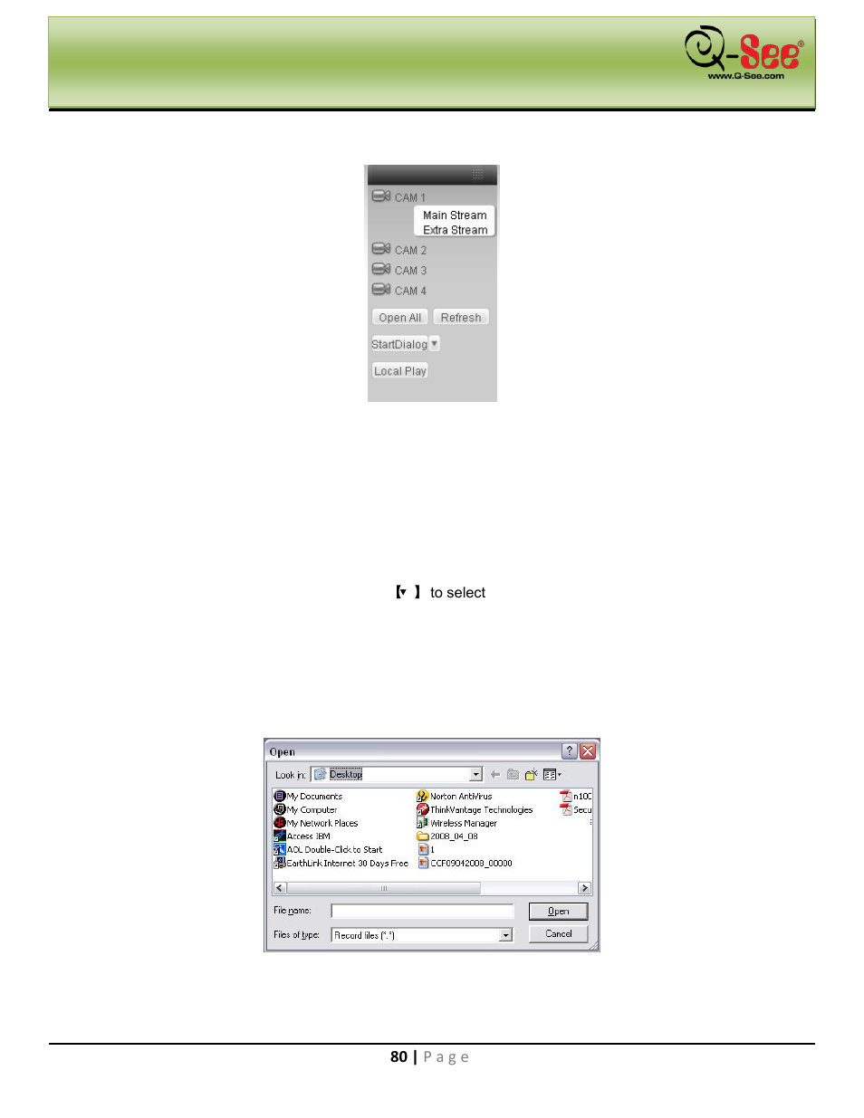 Web operation | Q-See QC40198 User Manual | Page 89 / 141