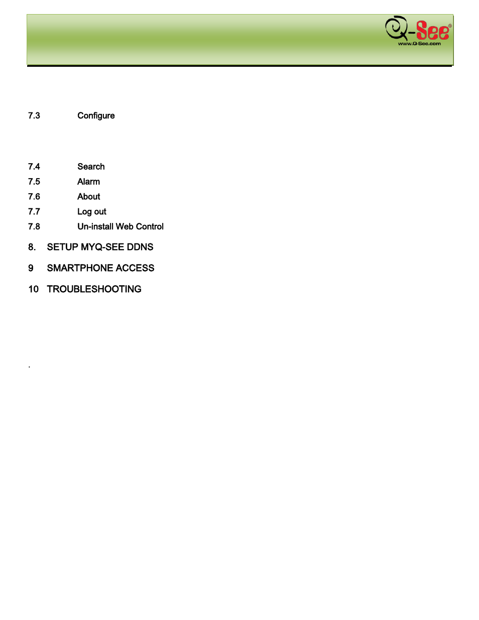 Q-See QC40198 User Manual | Page 9 / 141